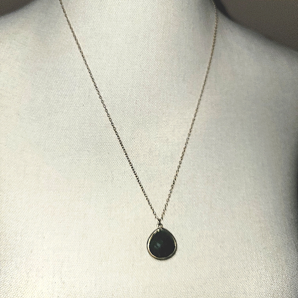 Green stone pendant